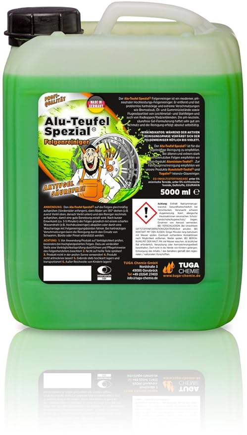 TUGA CHEMIE Alu-Teufel Spezial Felgenreiniger, 5000 ml