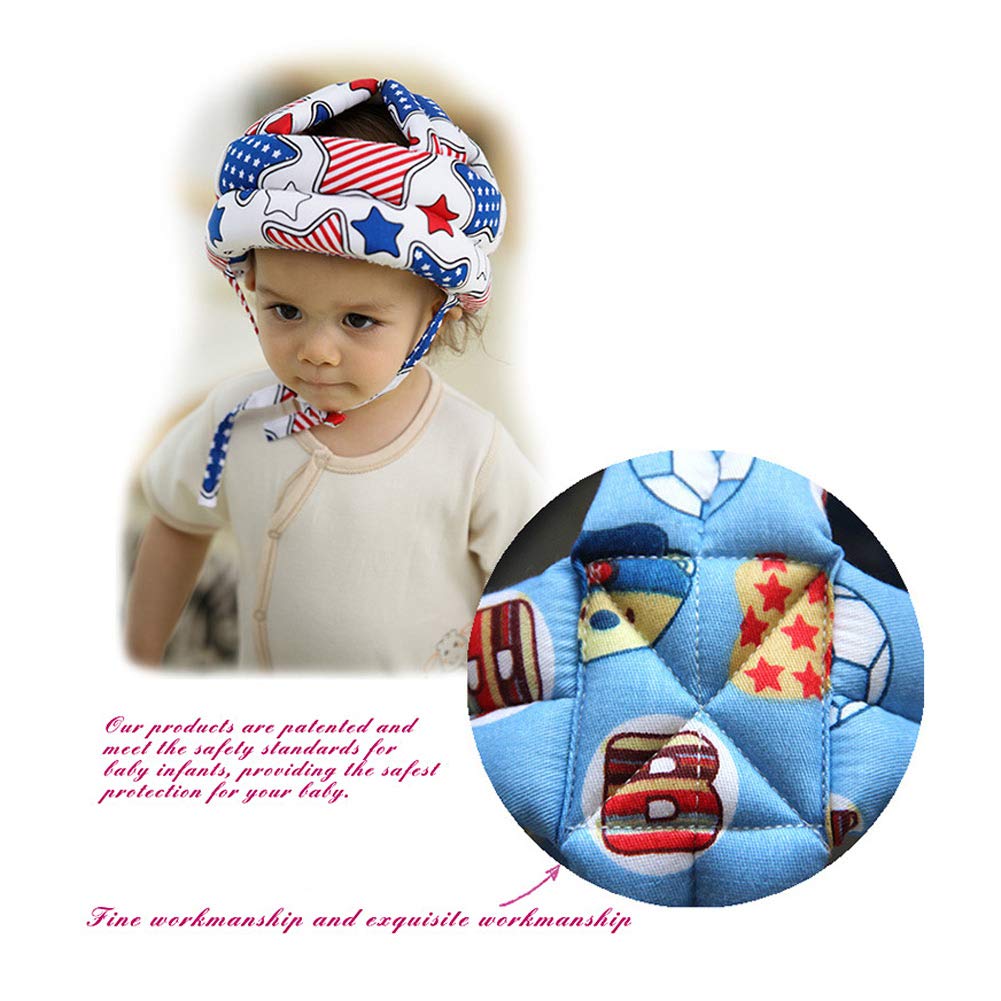 Chapeau De Protection Tete Reglable Bebe Fille Garcon Casque De Securite Bebe Enfant Pour Premier Pas Age Adapte 6 Mois 3 Ans Couleur Rouge Bebe Puericulture Securite Centroarco Com