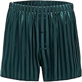 Lunya Men's Washable Silk Striped Jacquard Boxer