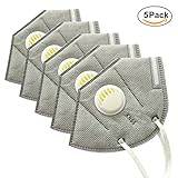 Muryobao Mouth Mask Anti Pollution Mask Unisex Outdoor Protection N95 4 Layer Filter Insert Anti Dust Mask with Valve Filter