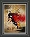 The Flash unique dictionary page art print, dark splatter style