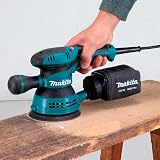 Makita BO5041/2 240V Random Orbit Sander Variable Speed Dust Collection Hook view 2