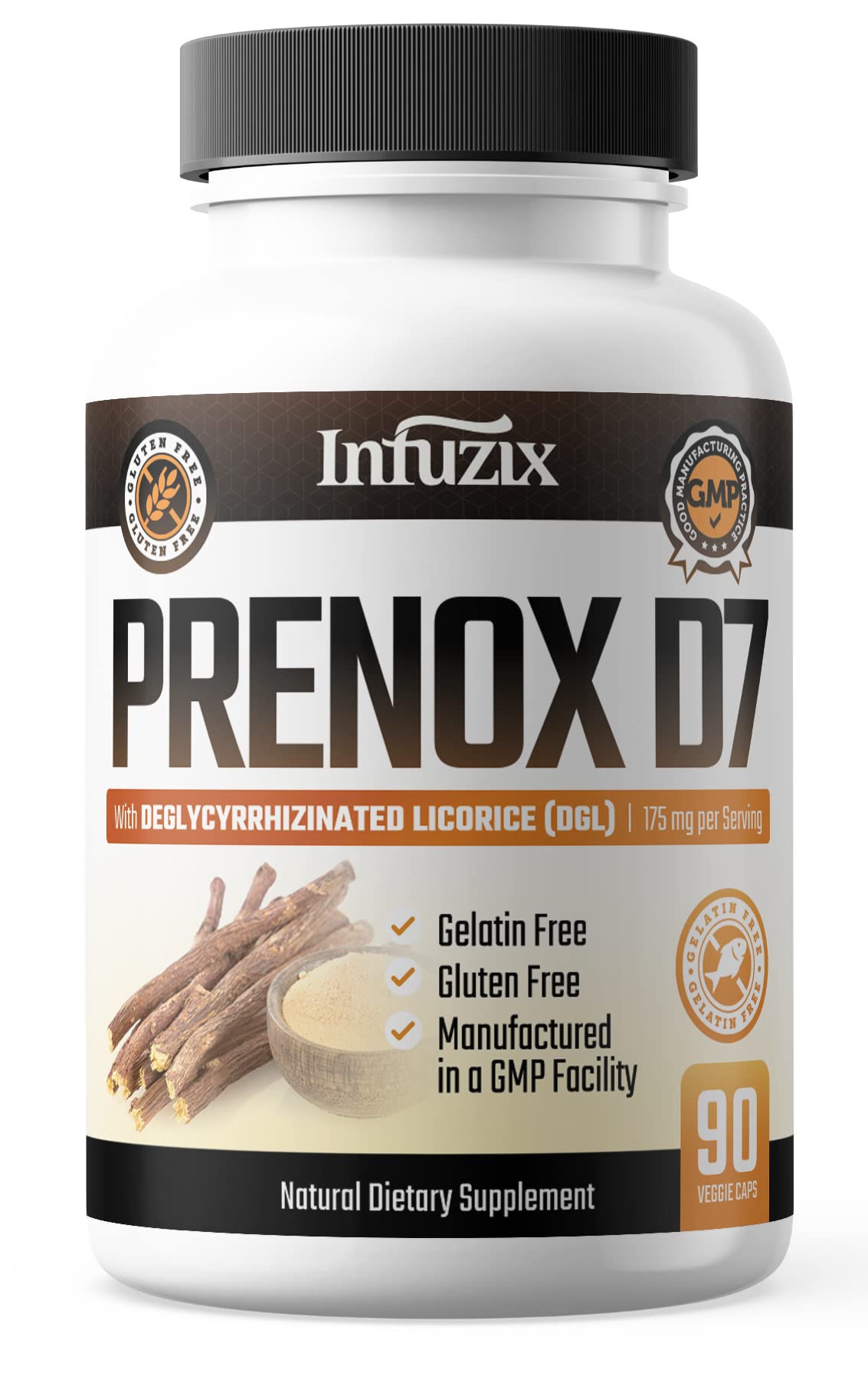 Infuzix Canker Sore Supplement Prenox D7 is The Ultimate Treatment for Relief from Mouth Sores and Mouth Ulcers On Your Gums, Between Teeth, on Your Tongue, and Inside Your Cheeks.