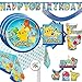 Pokemon Birthday Party Supplies Pack For 16 Guests With Plates, Beverage Napkins, Tablecover, Candles, Cups, Birthday Banner, Plus Exclusive Pin By Another Dream