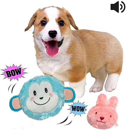 Balle Pour Chien Jouet En Peluche Jouet à Couinement Interactif Automatique Rebondissante Boule Pour Chien Chiot