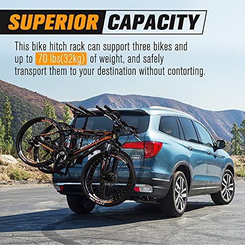 LITEWAY Bike Rack Hitch Mount 2 Bike, 2” Trailer Hitch Bicycle Racks
