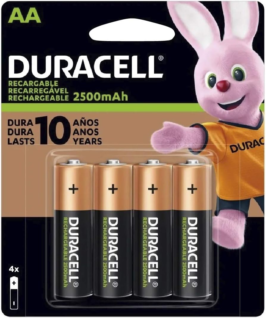 Duracell AA NiMH Rechargeable Blister 