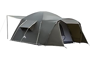 Three Bears Family Camping Tent - 6-Person Spacious Design, 3000mm Waterproof, Suitable for Road Trips/Backyards/Extended Camping Adventures in All Scenarios