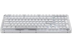 Logitech Alto Keys K98M Wireless Mechanical Keyboard, Customizable Keyboard with Vibration Absorbing Gasket, Backlit Keys, Bl