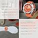 Women's Analog Wrist Watch, Aposon Stylish Dress Casual Quartz Watch Unique Lady Wristwatch with PU Leather Band Luminous Hands Water Resistant - Orange