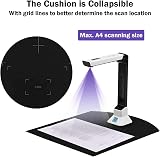 Bcowtte 2X 8MP HD USB Document Camera Scanner with Stand for Teachers A4 view 2