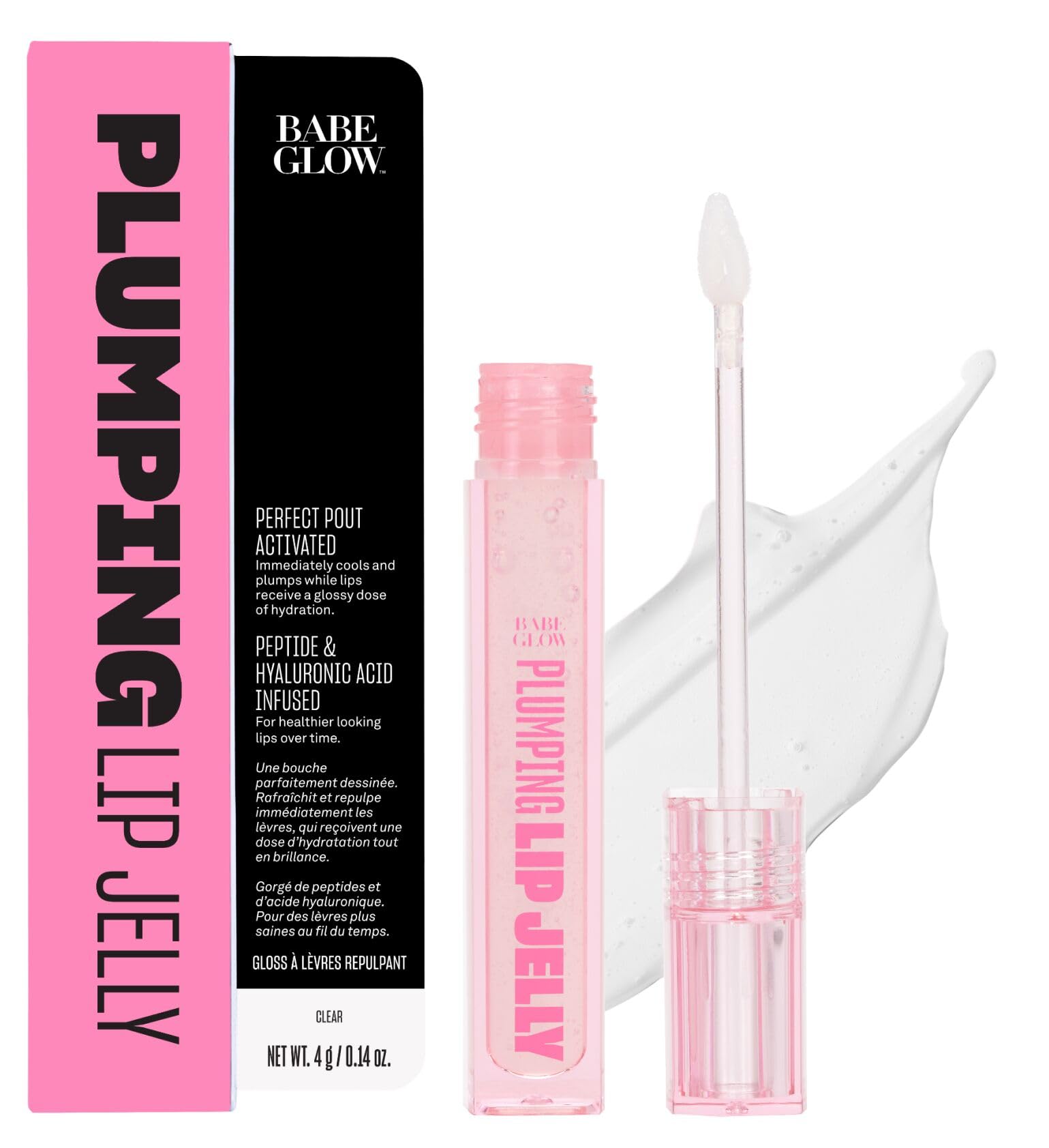 Babe Original Plumping Lip Jelly - Plump and Hydrate Lips - Clear