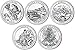 2012 P, D BU National Parks Quarters - 10 coin Set Uncirculated