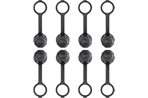 Gas Can Rear Vent Cap Set With O-Ring Seal And Tether Leash, For Plastic Gas Tanks For Gott, For Rubbe Rmaid, For Wedco, For 