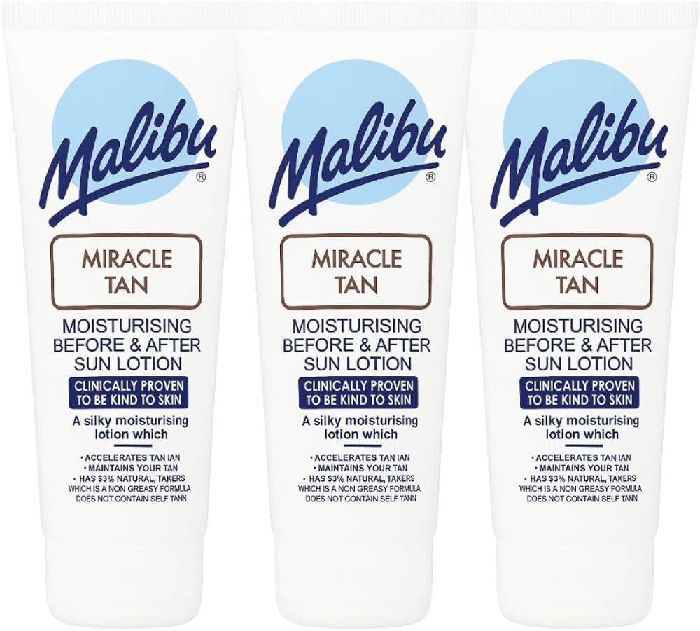 Malibu Three Pack Miracle Tan Before And Aftersun Moisturising Lotion 3x150ml