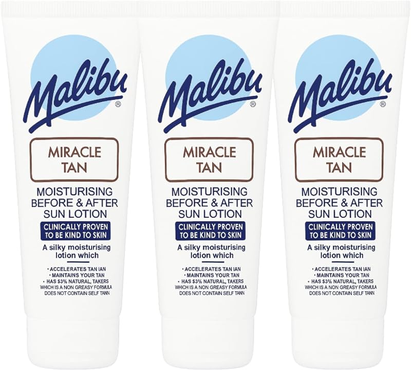Malibu Three Pack Miracle Tan Before And Aftersun Moisturising Lotion 3x150ml