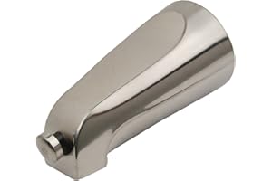 BrassCraft Mfg SWD0451 MIXET Slip ON TUB SPOUT PVD SN (71SN), 1