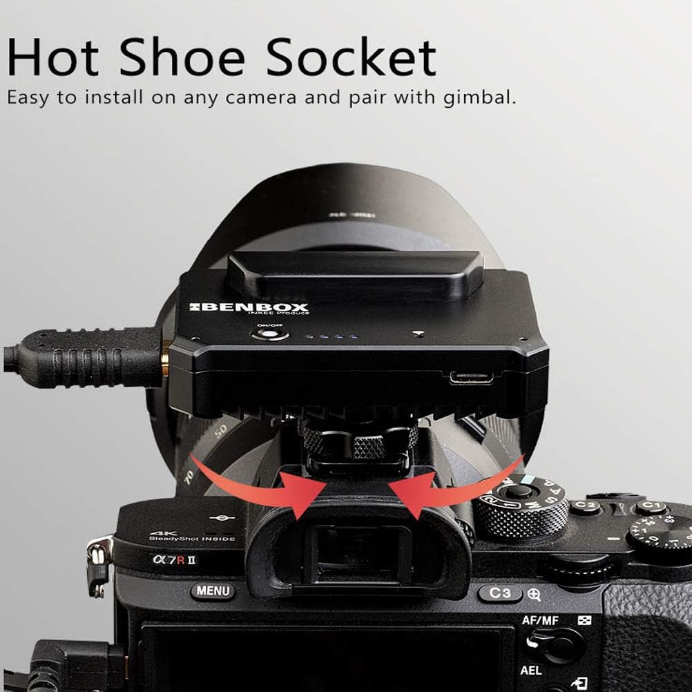 INKEE Benbox Video Transmitter, 5.8G WiFi Wireless Live Transmission to 3 Devices Built-in Cold Shoe, 1080p HDMI, 300ft/100m Range, Supports Android/iOS/Windows/Mac : Camera & Photo