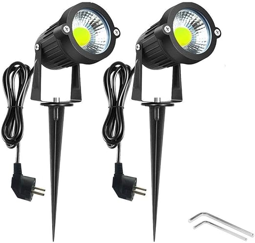 Onerbuy helle im Freien LED-Landschaftsbeleuchtung 5W COB Garten-Wand