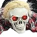Halloween Haunters Animated Crawling Skeleton Zombie Prisoner Torso Groundbreaker with Moving Body LED Eyes Prop Decoration - Locked in Chains & Shackles - Haunted House Graveyard Tombstone Display
