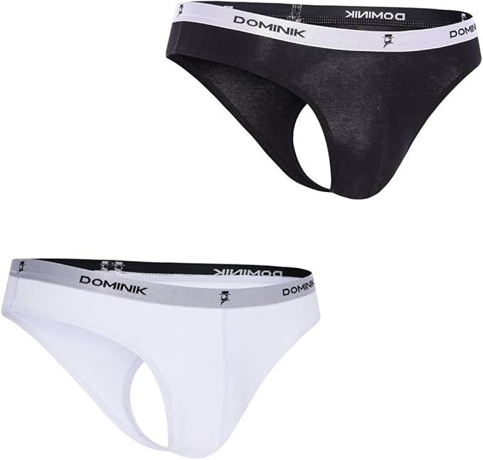 Dominik Two or Three Pairs of Mens Cotton Bikini Briefs Thongs Amazon