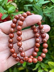 Red Jasper Crystal Bead Bracelet 8mm, Wholesale
