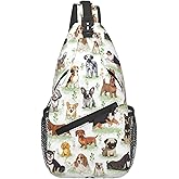 Sling Daypacks,adjustable Rope Crossbody One Shoulder Bag Travel Hiking Cycling for Men Women Gift…