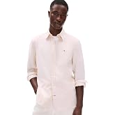 TOMMY HILFIGER Men's Signature Long Sleeve Casual Button Down Shirt in Regular Fit 2025 Collection