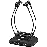 SIMOLIO Digital Wireless Headphones for TV, Dual Wireless Headsets for TV Watching with 3 Tone Presets, Separate Volume & Balance Control, 15 Hours Battery, Connect to Smart Optical, RCA, AUX TVs