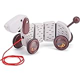 OWNONE 1 Pull Along Toy Dog for Toddlers, Baby Pull Toys for 1 2 3 Years Old, Size: 12 x 3.5 x 5.3 in