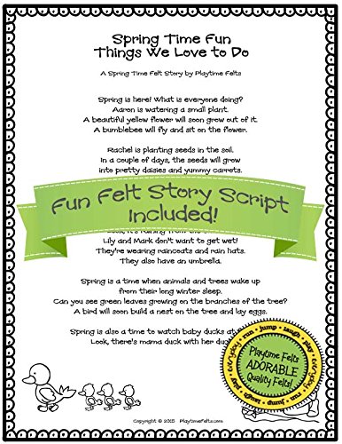 Spring Time Fun Things We Do Felt Board Set