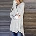 Clearance! ZOMUSA Women Black and White Stripes Loose Pullover Long Sleeve Stripe Shirt Tops Blouse (XL, White)