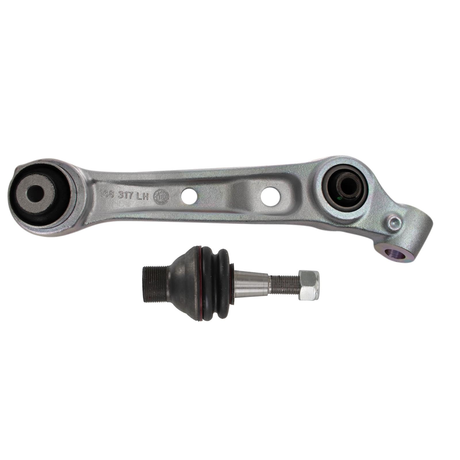 TRQ Front Left Lower Control Arm with Ball Joint Set Driver Side Lower Rearward Compatible with BMW Image