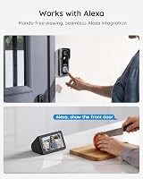 BOIFUN 5MP 2.5K Video Doorbell Wireless 2.4GHz Alexa Night Vision Battery view 8