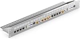 deleyCON 24 Port Modular Patch Panel for Keystone Modules 1U 19" Rack Mount view 5