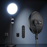 TODI Large Ring Light with 79" Stand, 6500K Full-Screen Selfie Ring Light with Stand and Phone Holder, Professional Big Ring Light for TikTok Light, Barber, Stream, Video, YouTube, Makeup, Photography