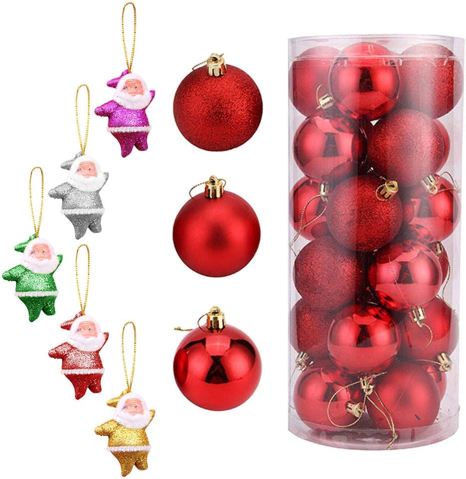 AMhomely Christmas Decorations Sale Clearance, 24Pcs Christmas Balls