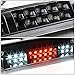 Auto Dynasty Dual Row LED 3rd Third Tail Brake Light Cargo Lamp Compatible with Ford F150 2004-2008 Lincoln Mark LT 2006-2008, Black Housing Clear Lens