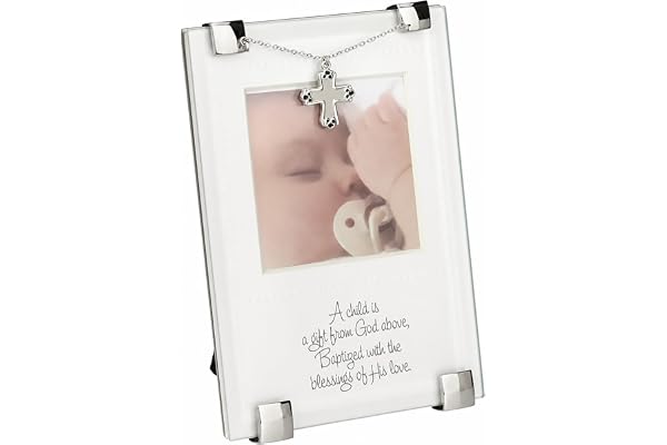 Mud Pie Baptism Frame, God'S Gift | Christening Picture Frame
