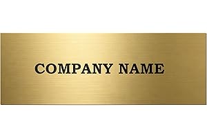 Custom Long Name Plate – ABS Plastic Sign, Personalized Office Door Plaque, Engraved Business Nameplate, Extra Long Desk Sign