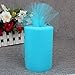 OurWarm® 6 Inch x 100 Yards (300FT) Tulle Roll Spool Tutu Skirt Fabric Wedding Party Gift Bow Craft (Aqua Blue/Turquoise)