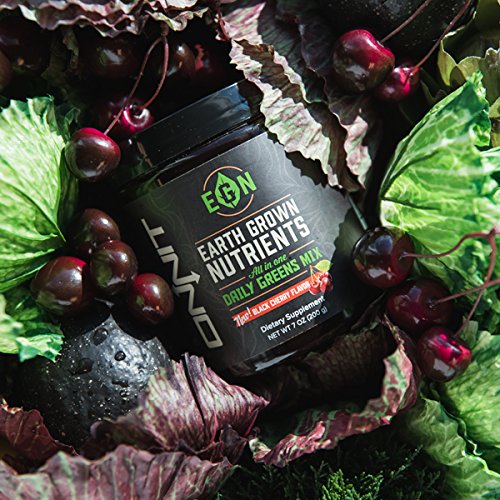Onnit Earth Grown Nutrients: All-in-One Daily Greens and Replenishing Herbs - Lemon Mint Flavor (15 Servings)