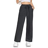 EDUWU Womens Sweatpants Loose High Waist Wide Leg Lounge Pants Fall Outfits Athletic Joggers with Pockets