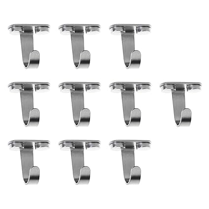 300pcs Stainless Steel Ceiling Hook Towel Robe Clothes Coat Hook