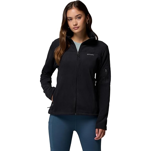 Columbia Essential Hike Grid Fleece Half Zip – Giacca Di Pile A Griglia Per Donna, Morbida E Traspirante, Con Tasca Sul Petto, Vestibilità Attiva - 5