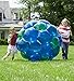 Blue and Green GBOP Great Big Outdoor Play Inflatable Climb Inside Bubble Soccer Zorb Ball Heavy Duty PVC Vinyl 52'' Diam 150 LB Max Weight