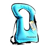 Faxpot Snorkel Vest, Inflatable Snorkeling Vest for