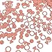 TMCCE Bachelorette Confetti Rose Gold Circle Ring for Wedding Party Bridal Shower Engagement Decorations