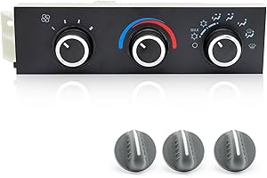 YITHSWAY 599-217 Front A/C Heater Climate Control Module Panel Switch for 1996-2020 Chevrolet G30 Astro Express 1500-4500 Cargo Pasajeros C4500-C8500 Kodiak, GMC Savana Safari Topkick HVAC Controls