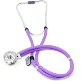 EMI Sprague Rappaport Dual Head Medical Stethoscope - Lilac #112 Perfect for Nurses